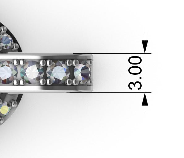10.31 Ct Custom Pear Shaped and Round Diamond Hiphop Infinity Bracelet 7"