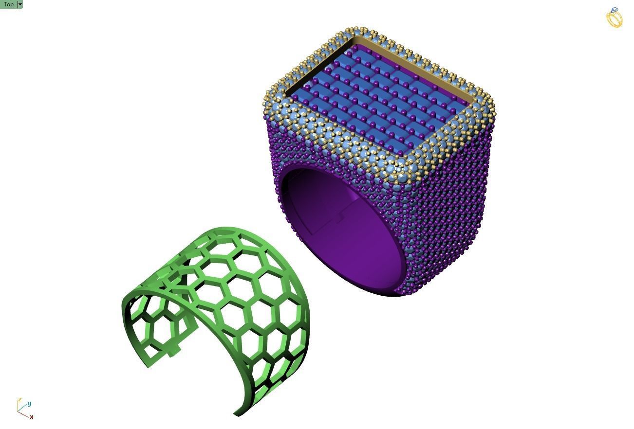 Diamond Championship Rectangle Shape Emerald