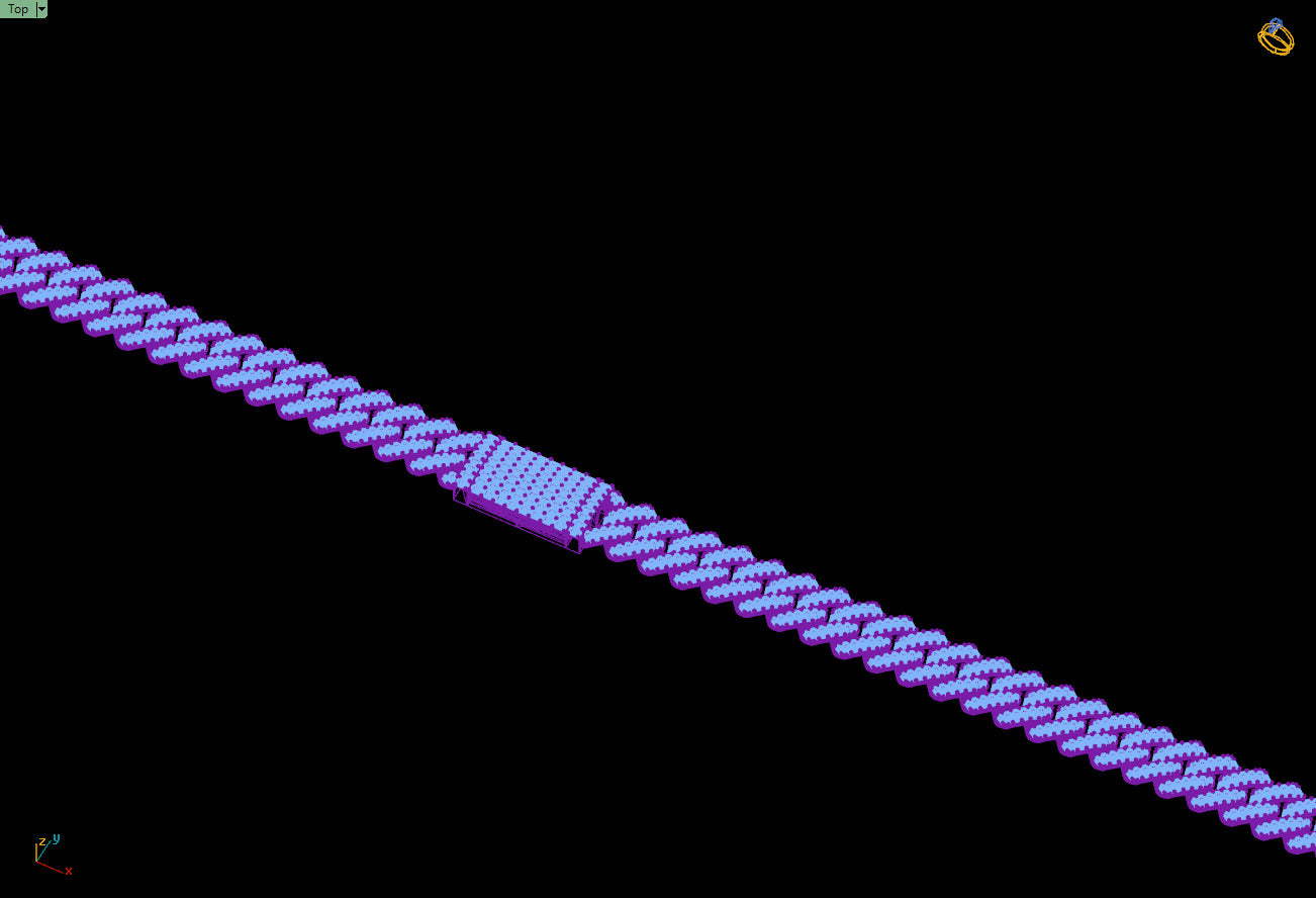 13mm Custom Cuban Diamond Chain - Baguettes Chain - Miami Link 22"