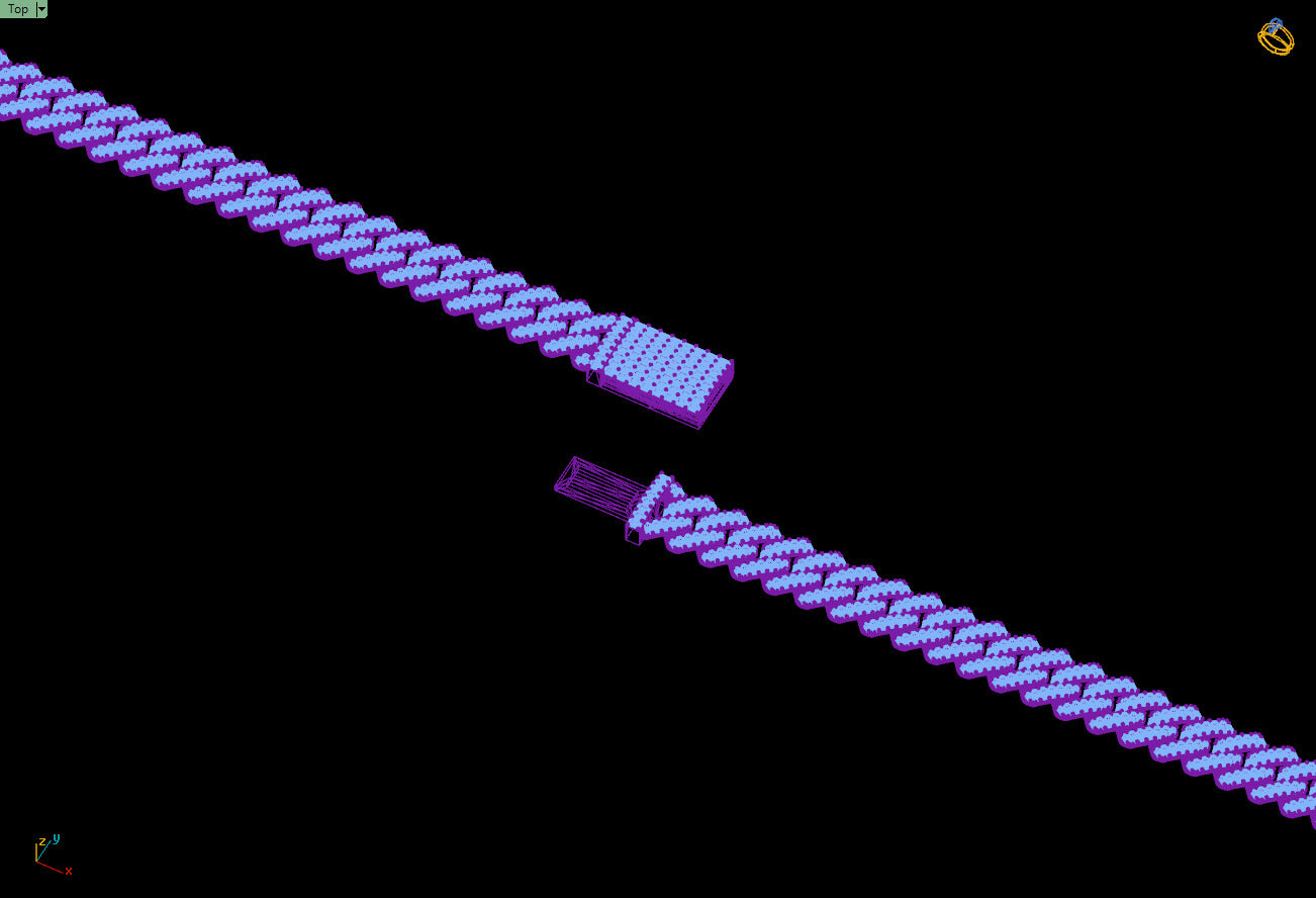 13mm Custom Cuban Diamond Chain - Baguettes Chain - Miami Link 22"