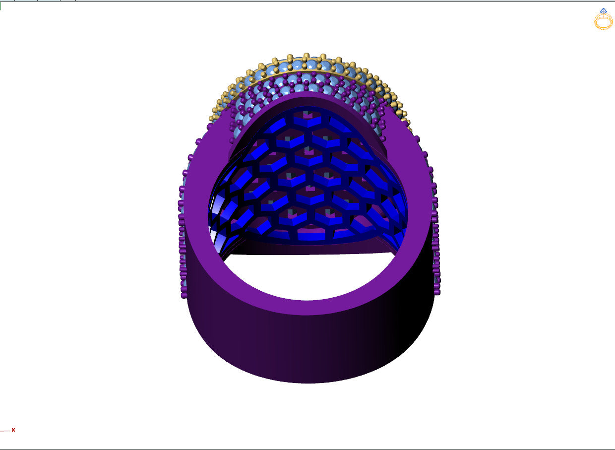 Custom Oval Shape Signet Ring - Oval Pinky Statement Ring