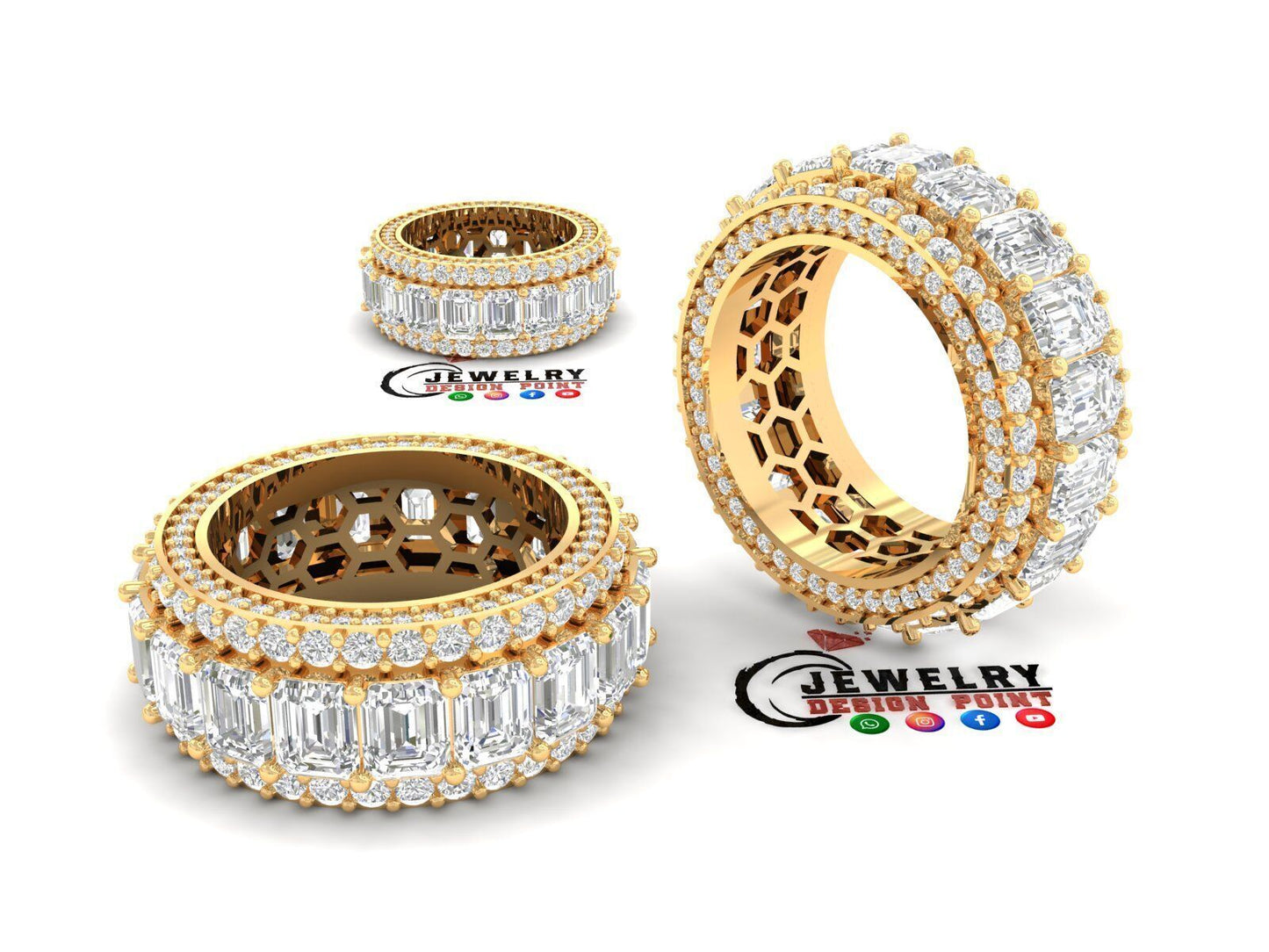 8MM Custom Sphere Ball Diamond Chain - Ball Chain Link 24"