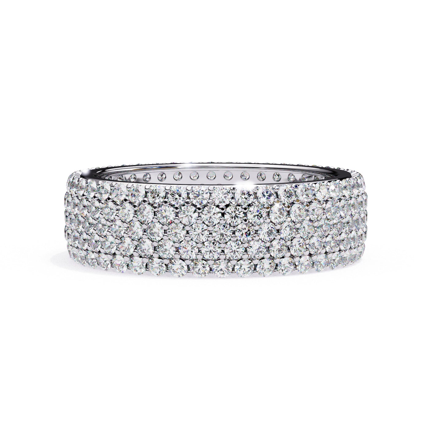 Eternity Earth Mined Diamond Band Ring