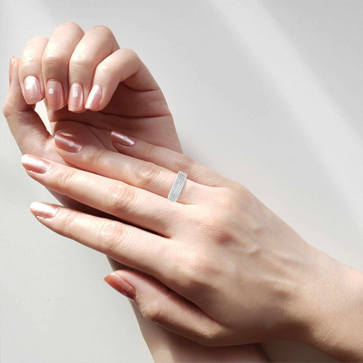 Eternity Earth Mined Diamond Band Ring