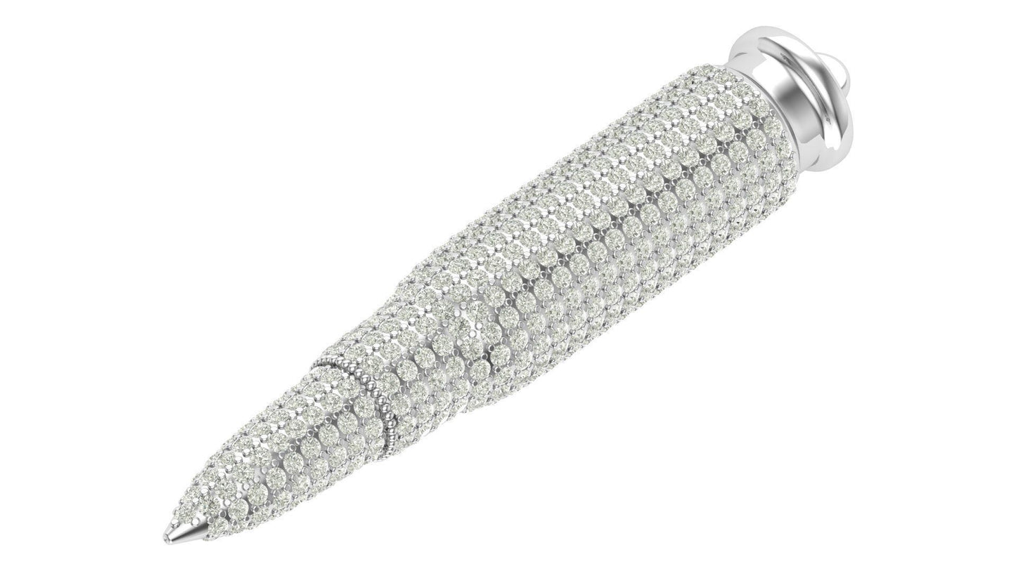 AK47 Diamond Bullet Pendant