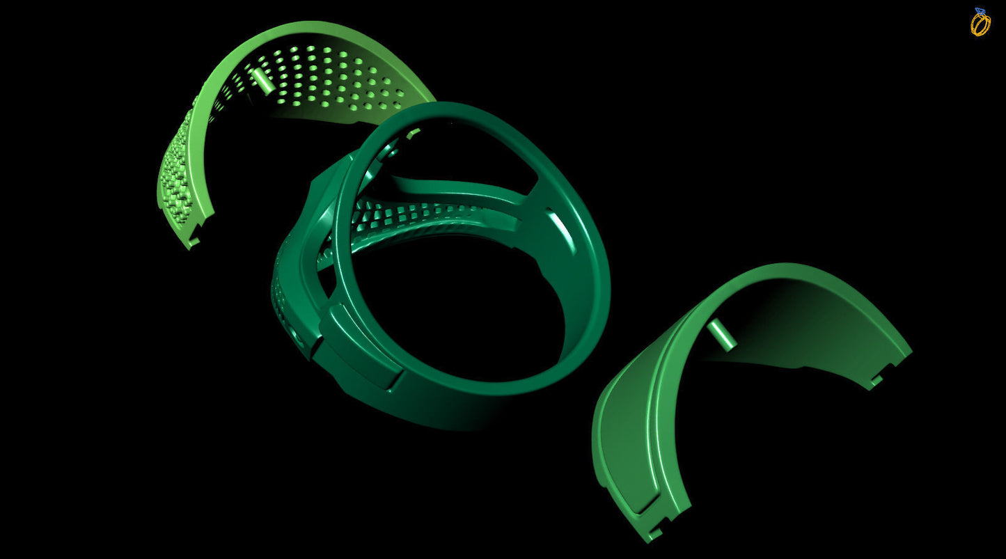 Diamond Paintball Mask Ring